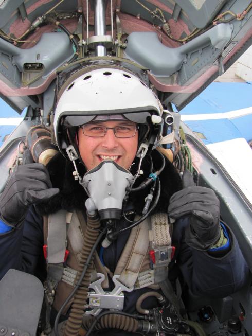 New Zealand tourist and his flight to the stratosphere in MiG-29! September, 201