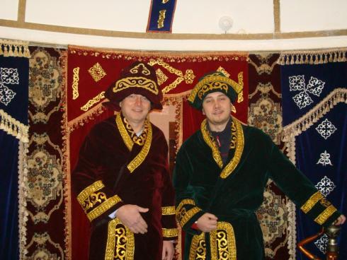 Traditional Kazah outfits