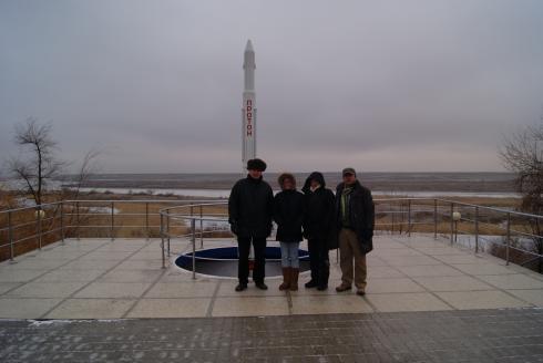 The Model of Proton rocket in the Hotel "Cosmonaut"