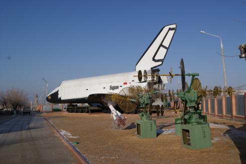 Space shuttle vehicle from the Soviet Buran program