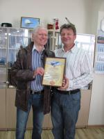 Certificate about the flight in MiG-29. September, 2012