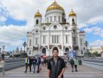 visit to the Cathedral of Christ the Saviour of our American guest 