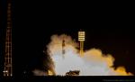 Night lauch of Soyuz spaceship 