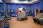 Soyuz spacecraft descent module capsule in Baikonur Museum