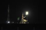 10 minutes readiness of first manned space launch at night