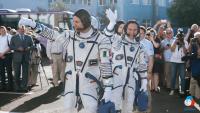 Cosmonauts going to report for chairman