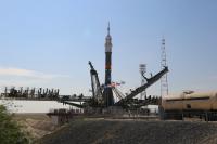 Verticalization of Soyuz spaceship