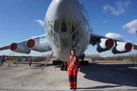 In front of the IL-76 MDK