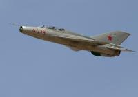 MiG-21in der Luft