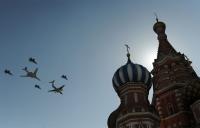 Aviation show in Red Square